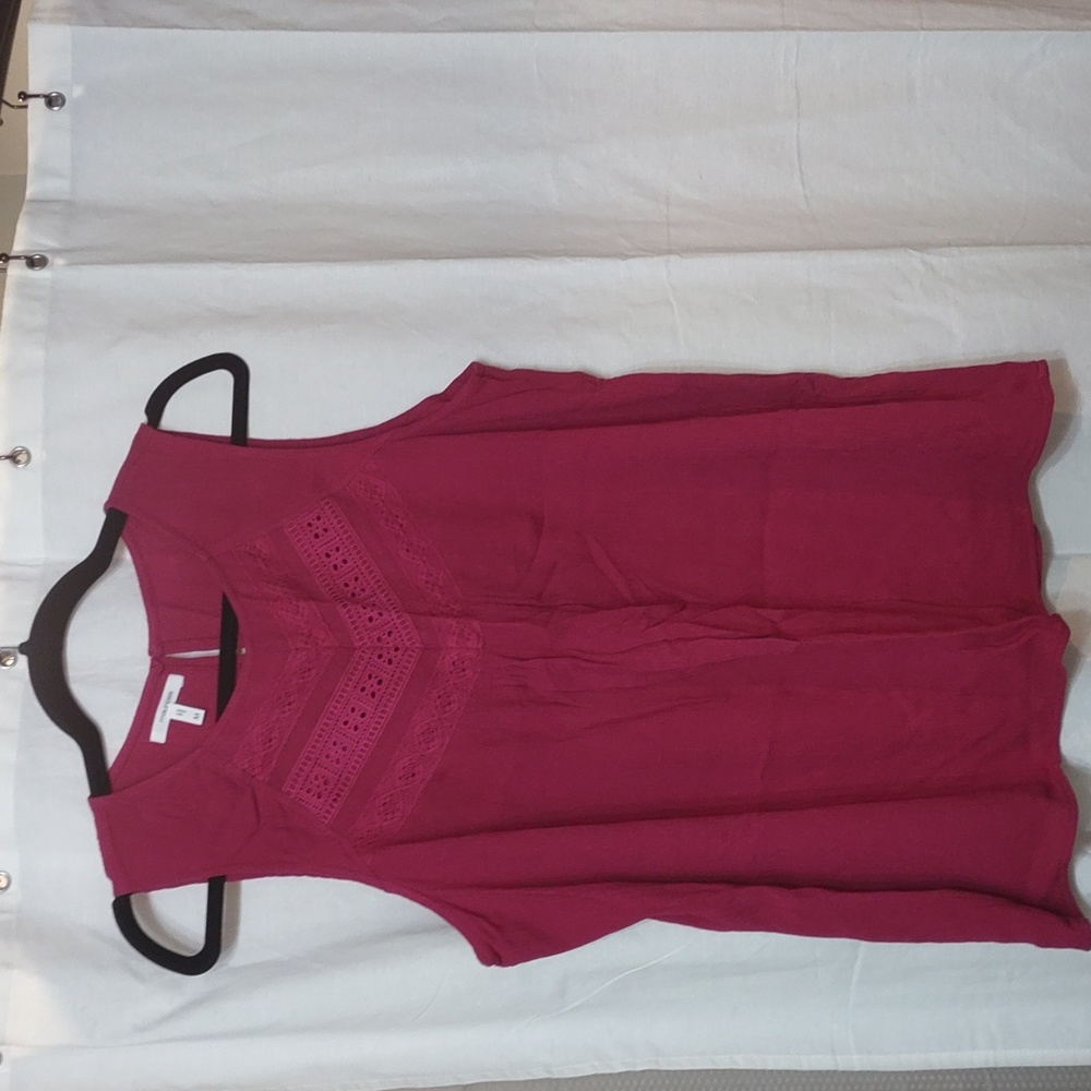 Maurices Women's Embroidered Accent Sleeveless Top